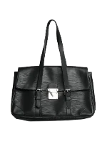 Black Leather Louis Vuitton Segur