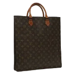 Brown Canvas Louis Vuitton Sac Plat