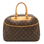 Brown Canvas Louis Vuitton Bowling Vanity