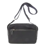 Black Canvas Bvlgari Shoulder Bag