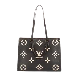 Black Leather Louis Vuitton Onthego