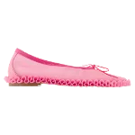 Pink Fabric Simone Rocha Flats