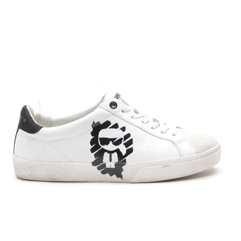 White Leather Karl Lagerfeld Sneakers