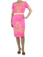 Pink Fabric Giambattista Valli Dress