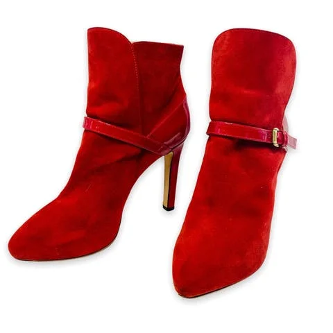 Red Suede Emilio Pucci Boots