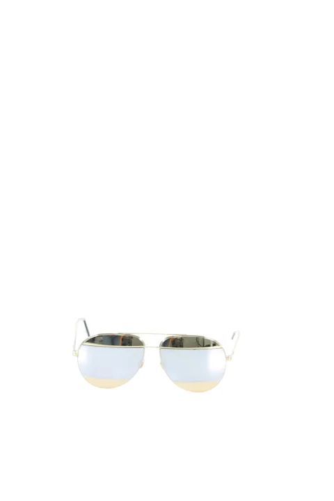 Gold Metal Dior Sunglasses