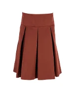 Brown Polyester Hugo Boss Skirt