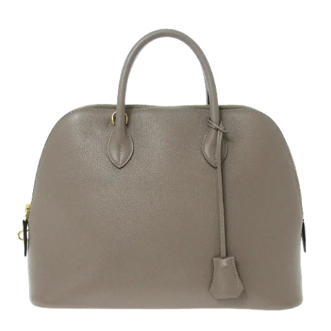 Grey Leather Hermès Bolide product