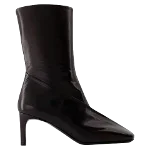 Black Leather Jil Sander Boots