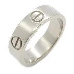 Silver White Gold Cartier Ring