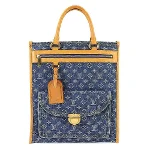 Blue Denim Louis Vuitton Shopper