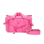 Pink Leather Moschino Shoulder Bag