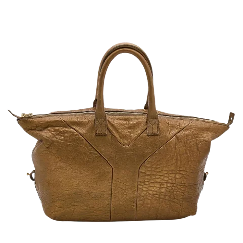 Gold Leather Yves Saint Laurent Handbag