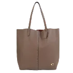 Brown Leather Coach Tote