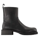 Black Leather Acne Studios Boots