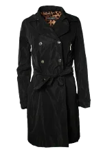 Black Polyester Dolce & Gabbana Coat