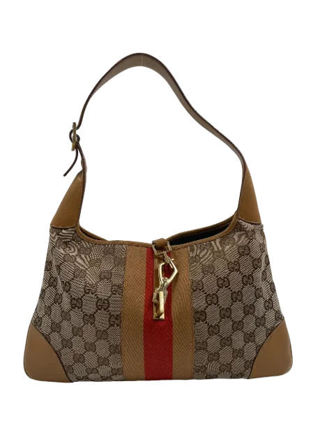 Brown Leather Gucci Jackie