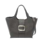 Black Leather Roger Vivier Tote