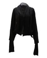 Black Cotton Yohji Yamamoto Jacket