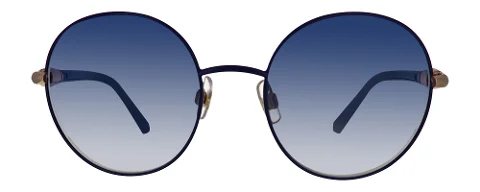 Blue Metal Swaroski Sunglasses