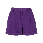 Purple Fabric Dolce & Gabbana Shorts