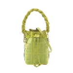 Green Cotton Fendi Bucket Bag