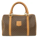 Brown Canvas Celine Travel Bag