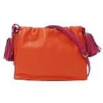 Orange Leather Loewe Crossbody Bag