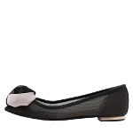 Black Satin Dior Flats