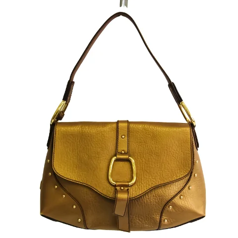 Gold Leather Dolce & Gabbana Shoulder Bag