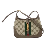 Beige Canvas Gucci Jackie