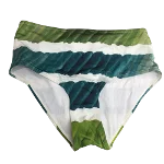 Green Polyester Chanel Swimwear