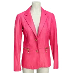 Pink Leather Versace Blazer