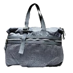 Grey Canvas Bottega Veneta Travel Bag