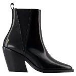 Black Leather Anine Bing Boots