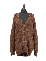 Brown Wool Dsquared2 Cardigan