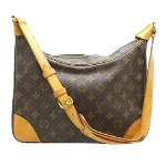 Brown Fabric Louis Vuitton Boulogne