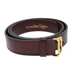 Red Leather Cartier Belt