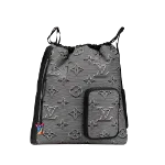 Grey Canvas Louis Vuitton Backpack