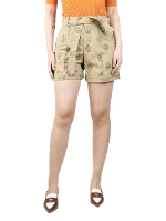 Beige Cotton Chloé Shorts