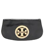 Black Leather Tory Burch Crossbody Bag