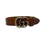 Brown Leather Gucci Bracelet