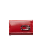 Red Leather Gucci Key Case