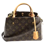 Brown Canvas Louis Vuitton Montaigne