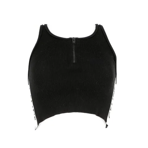 Black Cotton Céline Swimwear