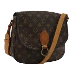 Brown Canvas Louis Vuitton Saint Cloud