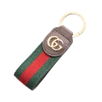 Multicolor Canvas Gucci Key Ring