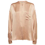 Pink Satin Vince Shirt