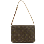 Brown Canvas Louis Vuitton Musette Tango