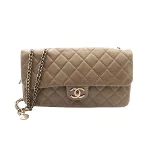 Brown Leather Chanel Shoulder Bag